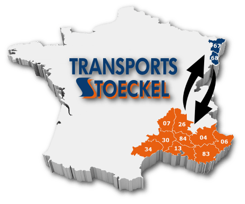 Service de transport routier pour l'axe ALSACE/PACA